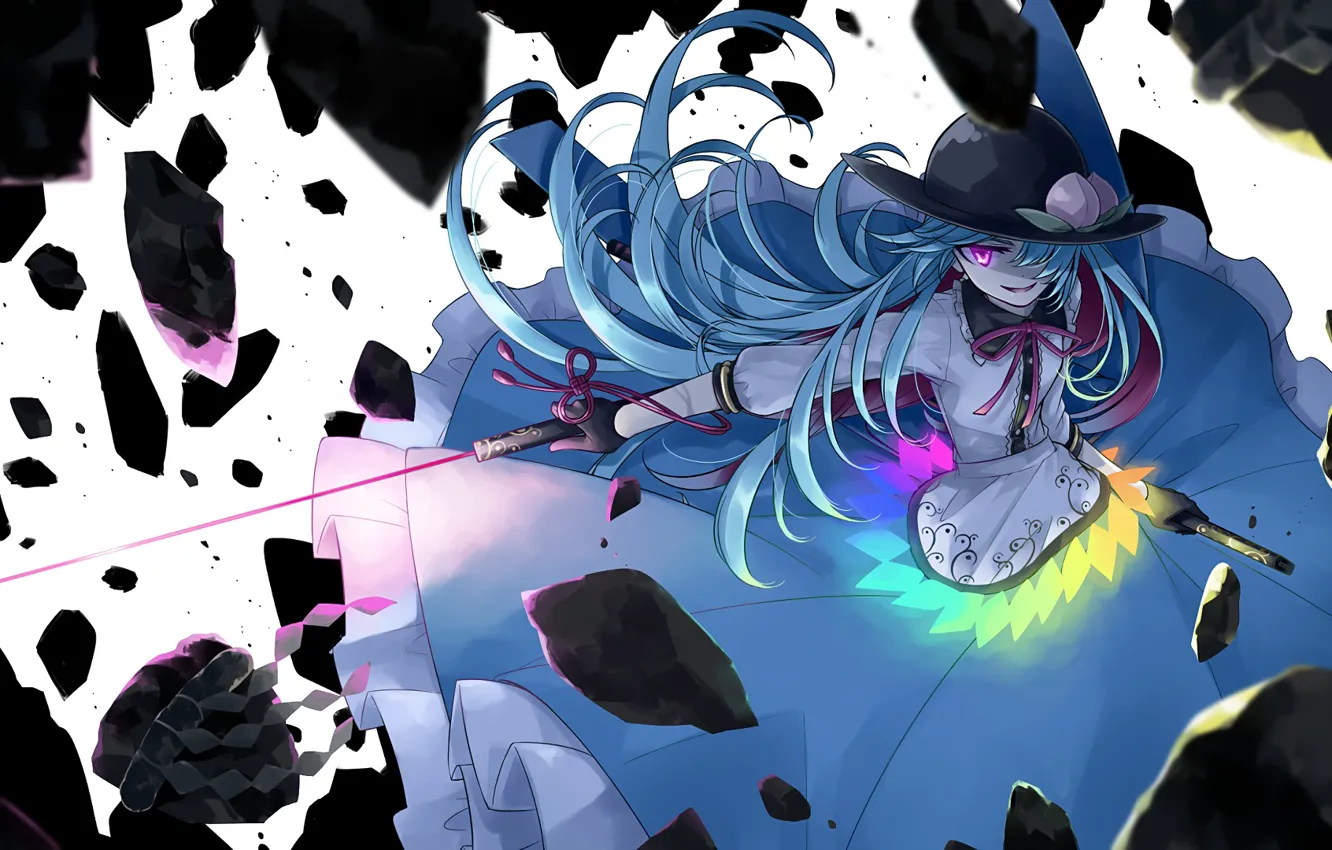 Photo wallpaper girl, anime, art, touhou, Touhou