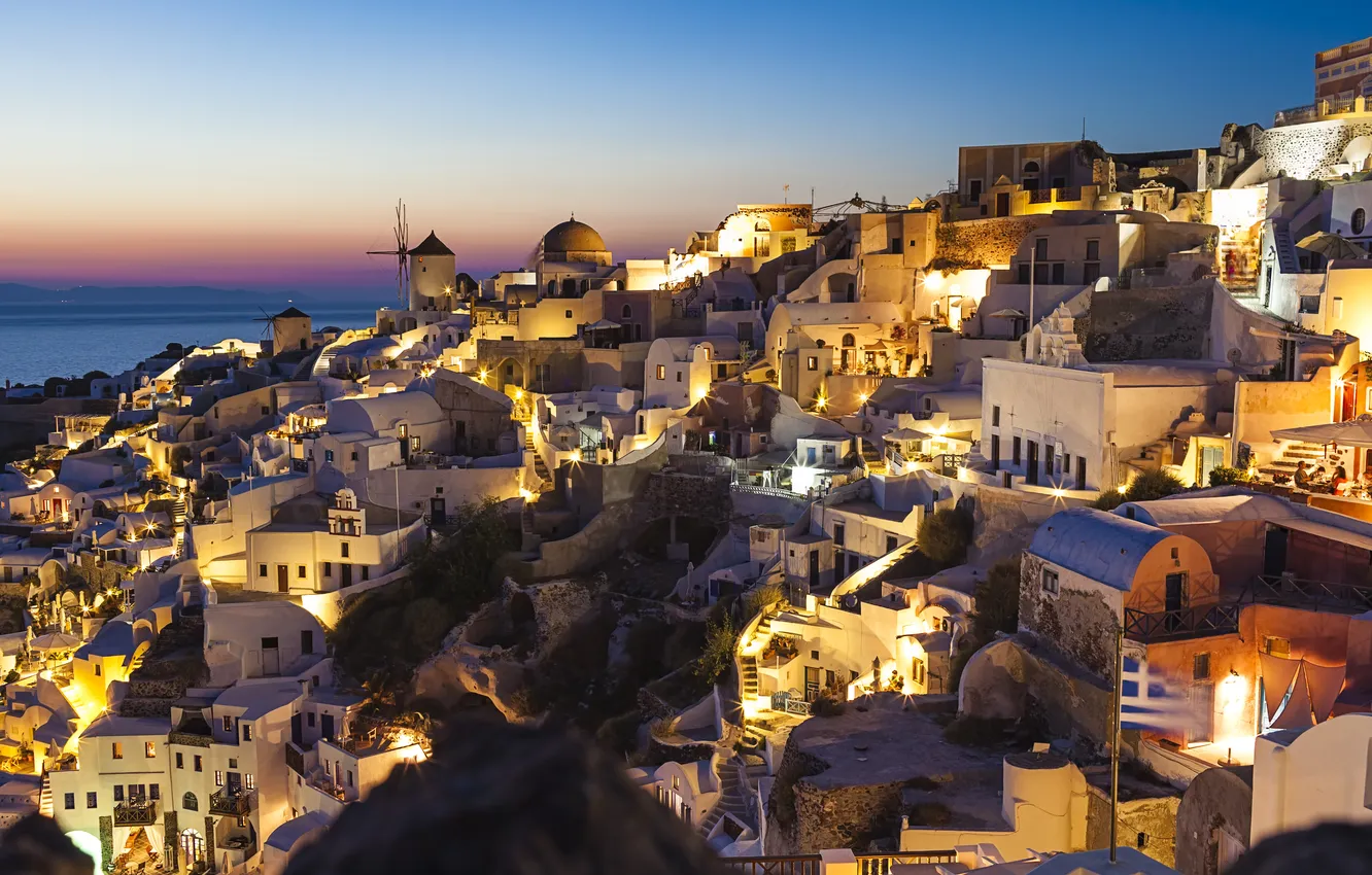 Photo wallpaper sea, the sky, landscape, sunset, nature, home