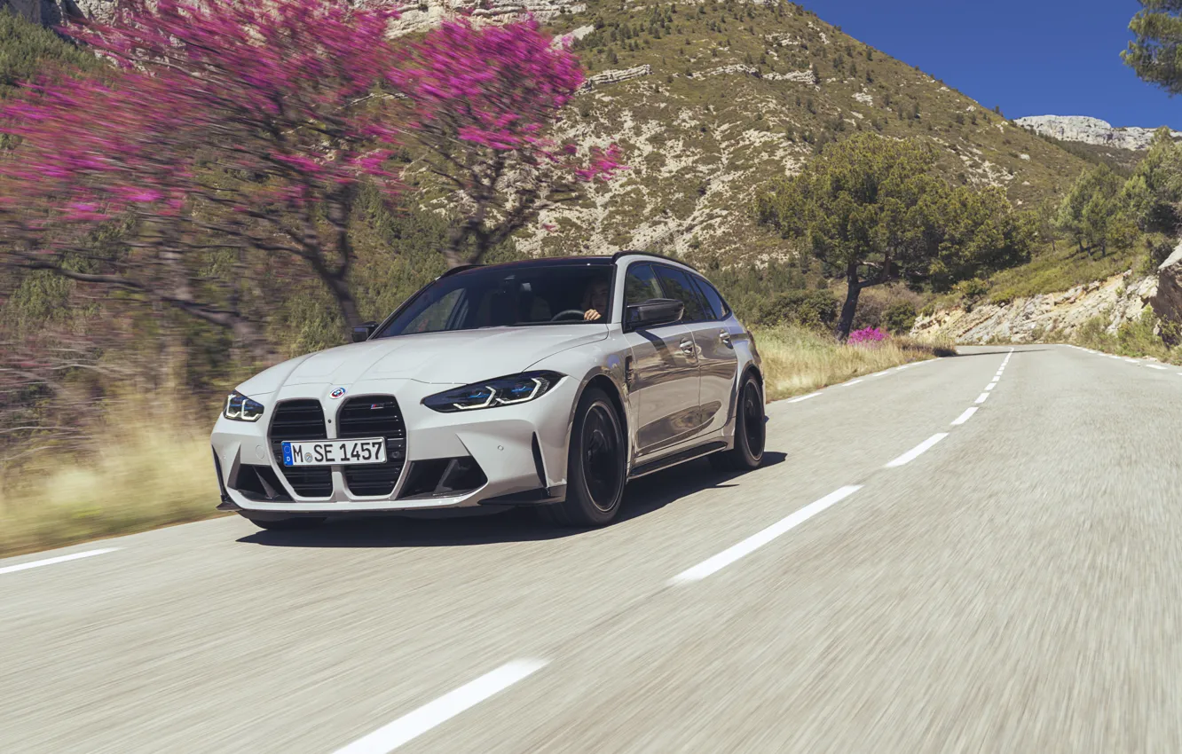 Photo wallpaper BMW, M3, BMW M3 Competition Touring M xDrive, G81