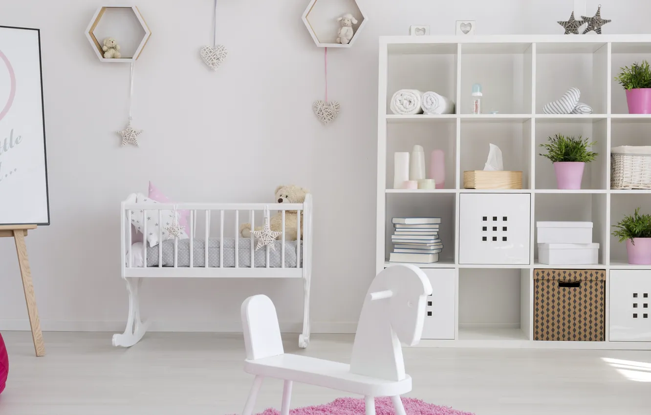 Photo wallpaper design, toys, furniture, interior, children's room