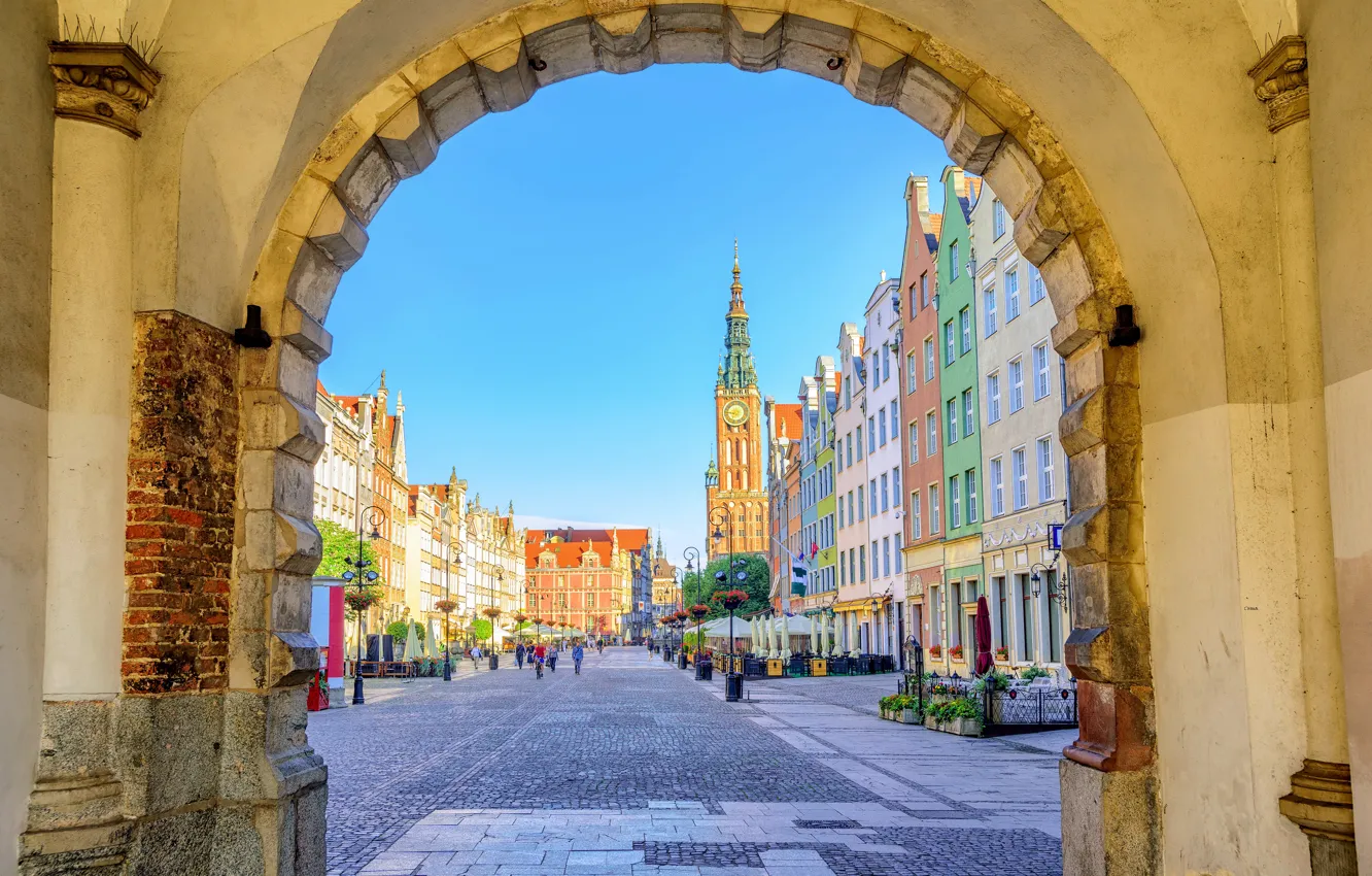 Photo wallpaper home, area, Poland, arch, Poland, Gdansk