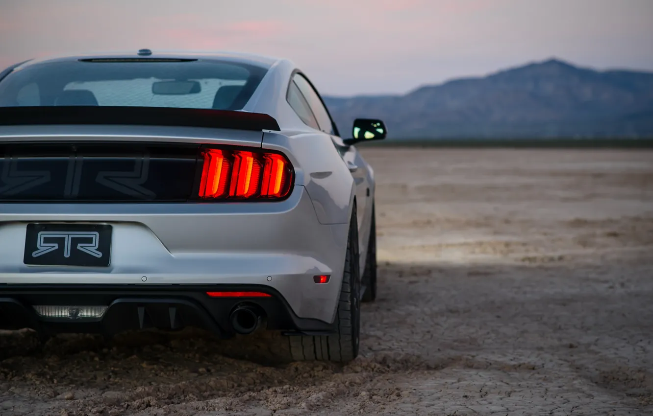 Photo wallpaper Style, Ford Mustang, rear view, RTR, 2017
