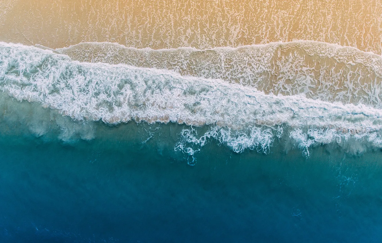 Photo wallpaper sand, sea, wave, beach, water, shore, coast, FL