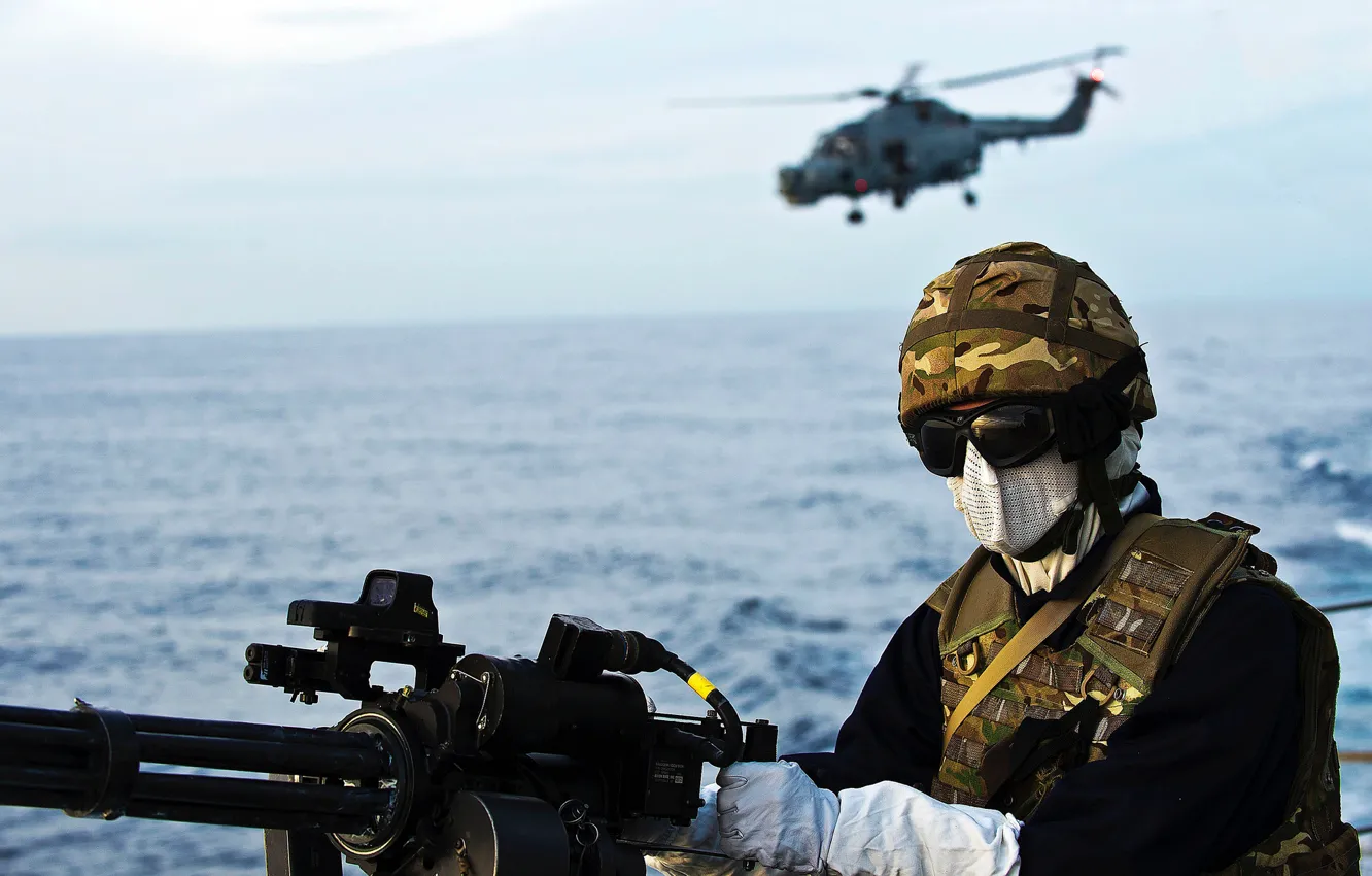 Photo wallpaper weapons, soldiers, equipment, machine gun