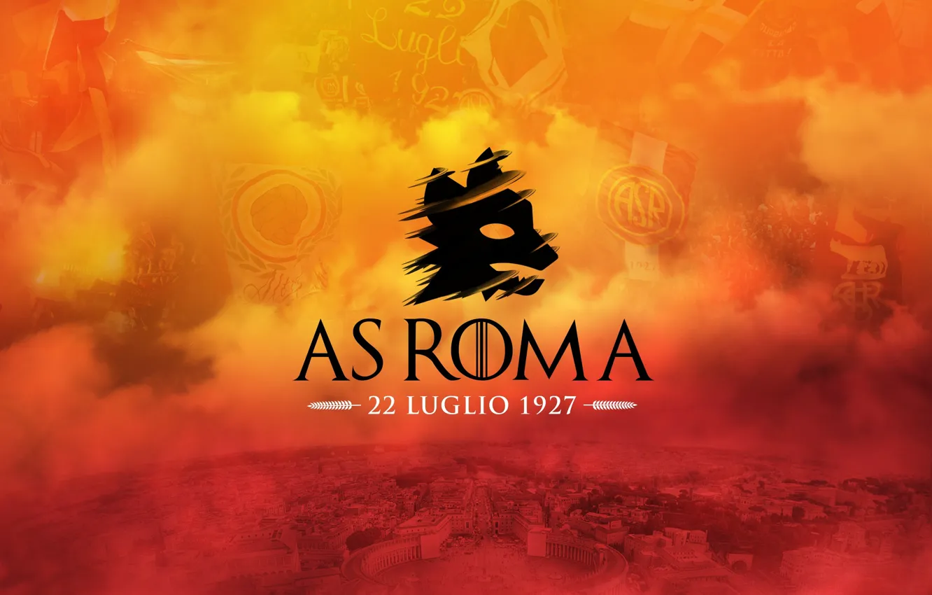 Photo wallpaper wallpaper, sport, Italy, football, birthday, AS Roma
