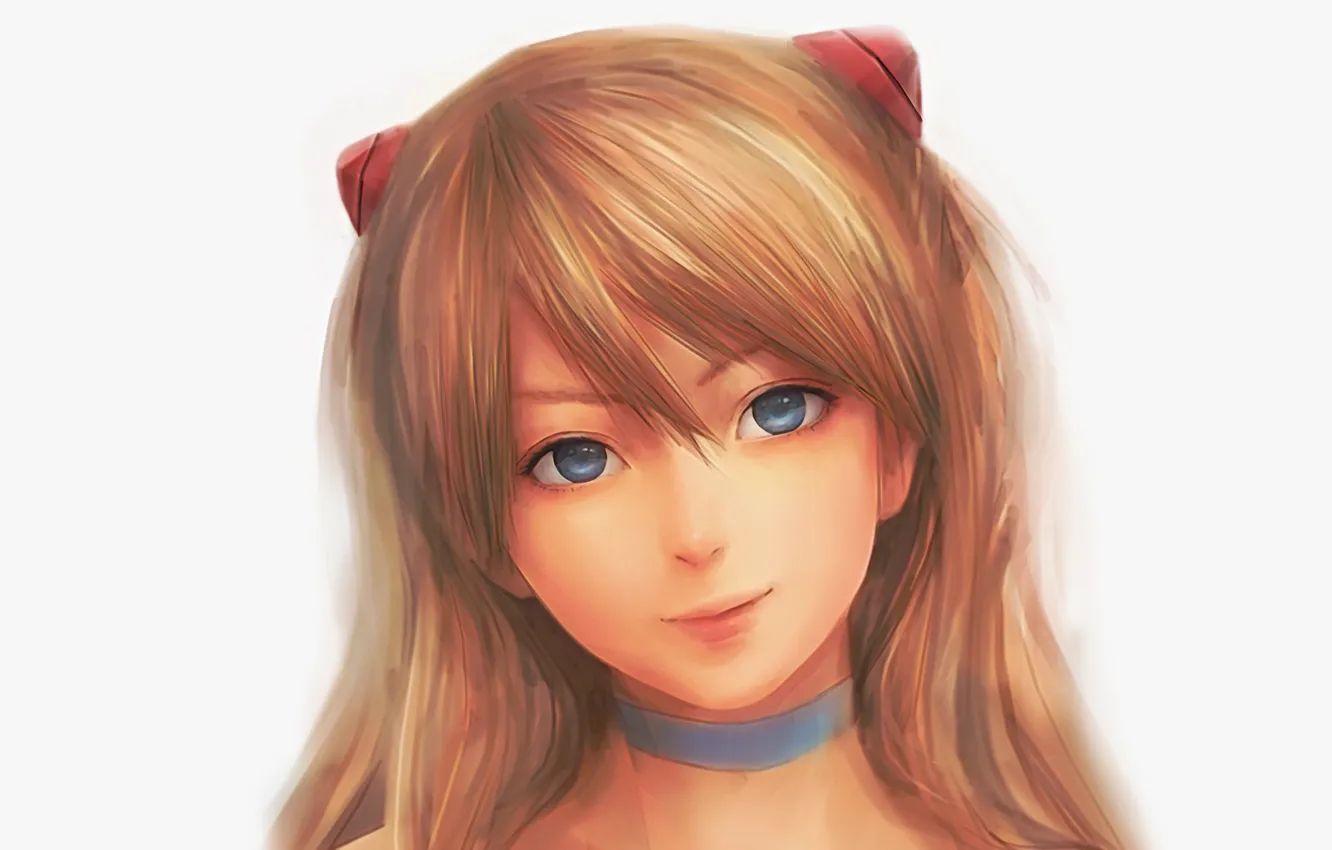 Photo wallpaper face, sweetheart, asuka langley girl.eyes