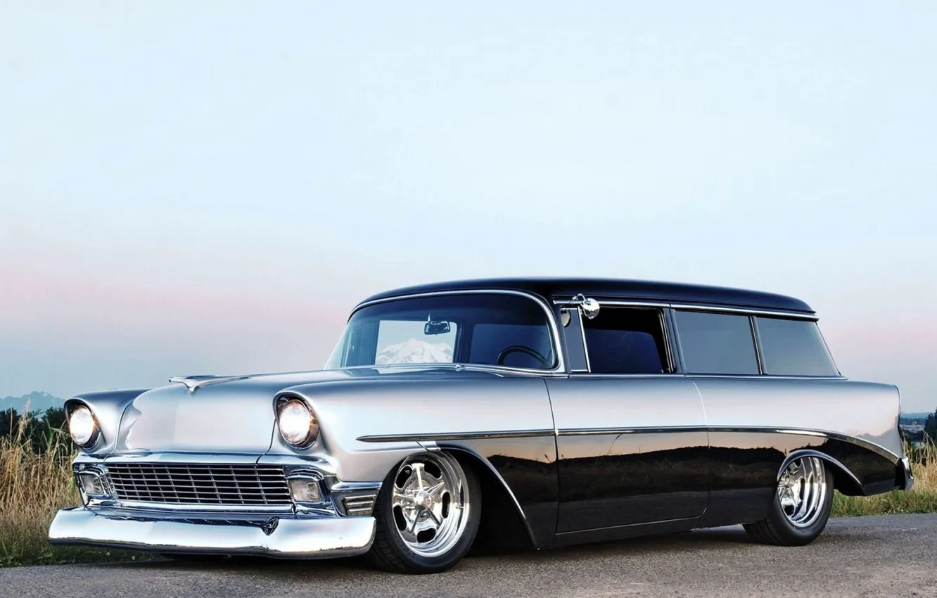 Photo wallpaper Bel Air, Chevy, Wagon, Nomad, 210