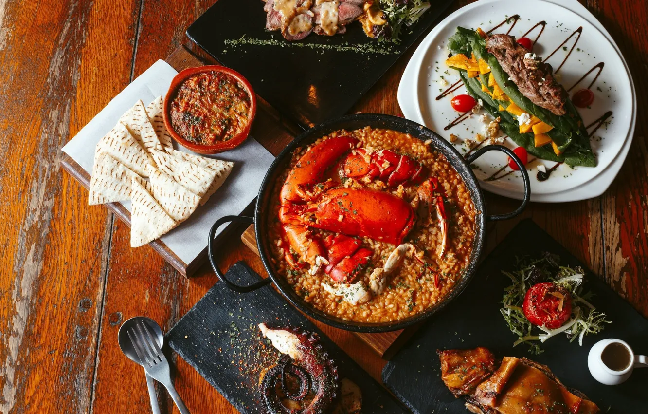 Photo wallpaper food, dish, serving