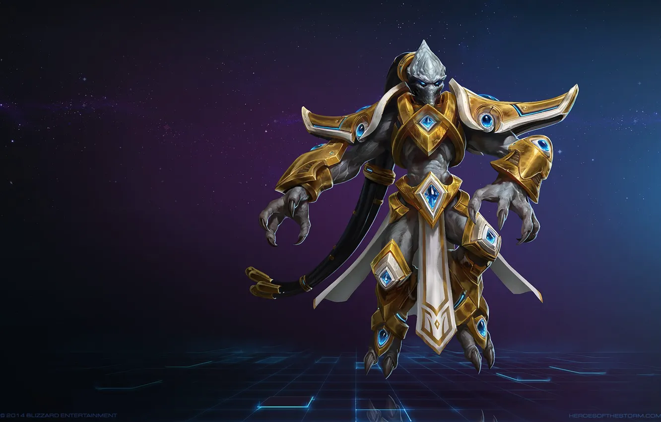 Photo wallpaper Blizzard, StarCraft 2 Heart of the swarm, heroes of the storm, protos
