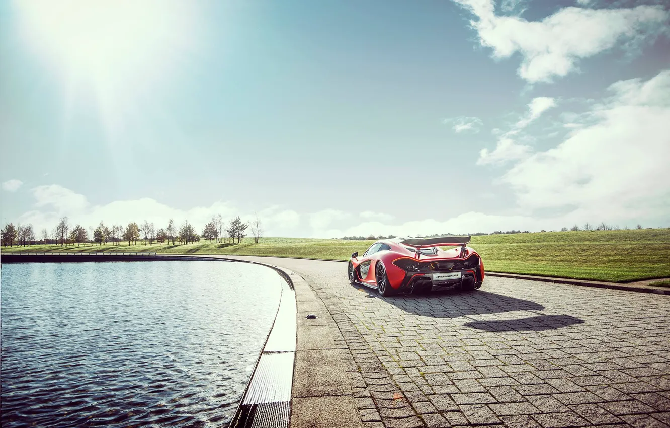 Photo wallpaper McLaren, Red, Supercar, Hypercar, Exotic, Rear, MSO