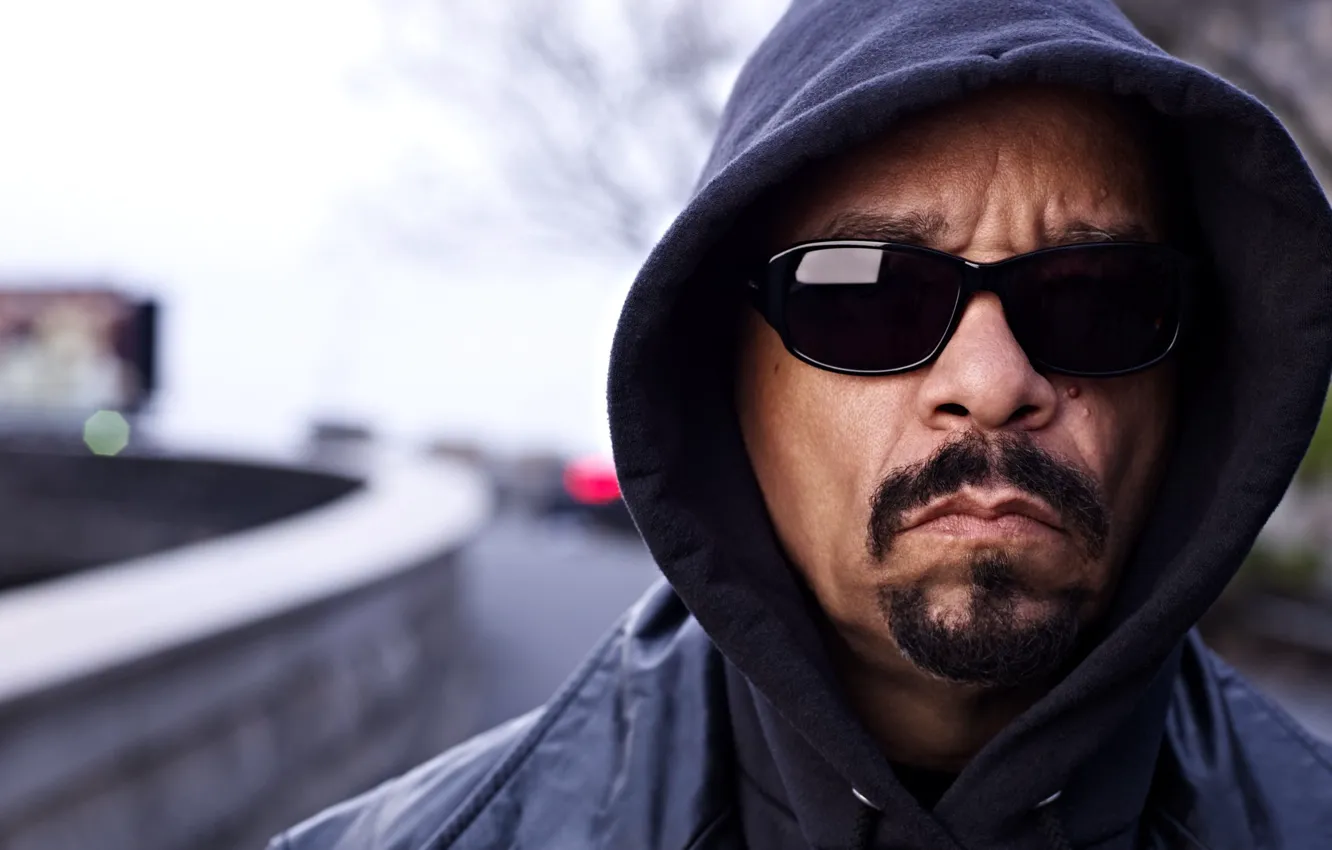 Photo wallpaper glasses, hood, actor, musician, rapper, Ice-T, songwriter, Ice-Tea