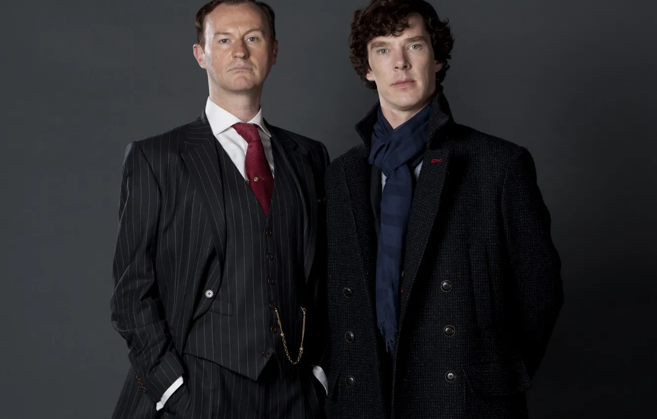 Photo wallpaper Sherlock Holmes, Benedict Cumberbatch, Sherlock, Mark Gatiss, Mycroft Holmes, Sherlock BBC, Sherlock Holmes, Sherlock (TV …