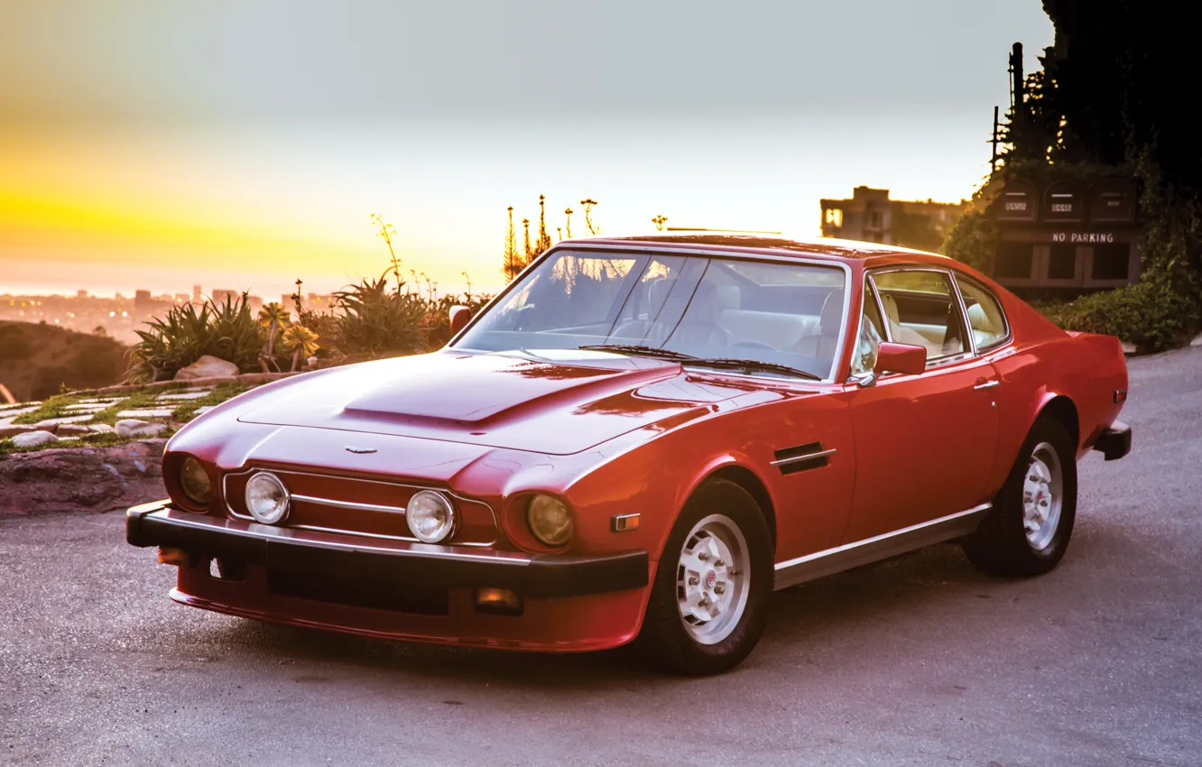 Photo wallpaper car, Aston Martin, V8 Vantage