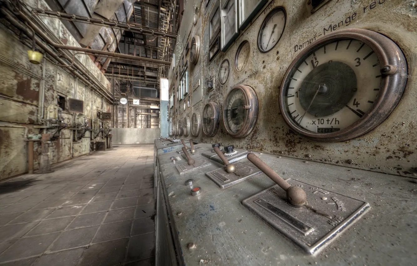 Photo wallpaper background, plant, factory