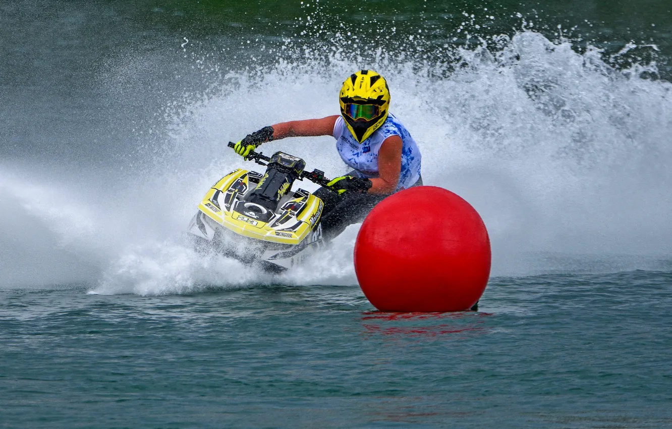 Photo wallpaper race, boat, speed