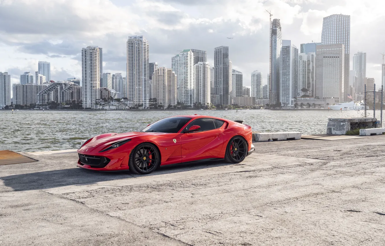 Photo wallpaper car, wallpaper, Ferrari, Supercar, Superfast, 812