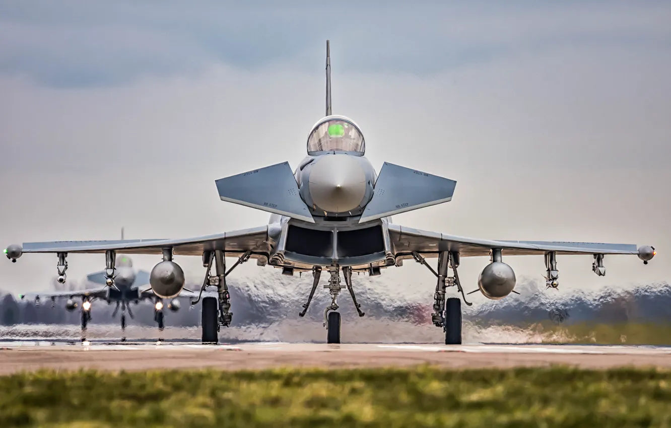 Photo wallpaper weapons, the plane, EF2000 GAF