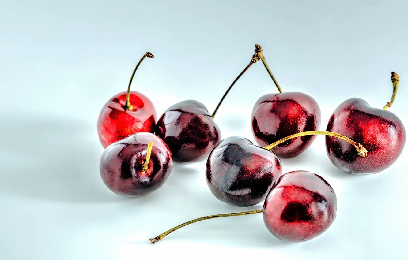 Photo wallpaper food, fruits, cherries