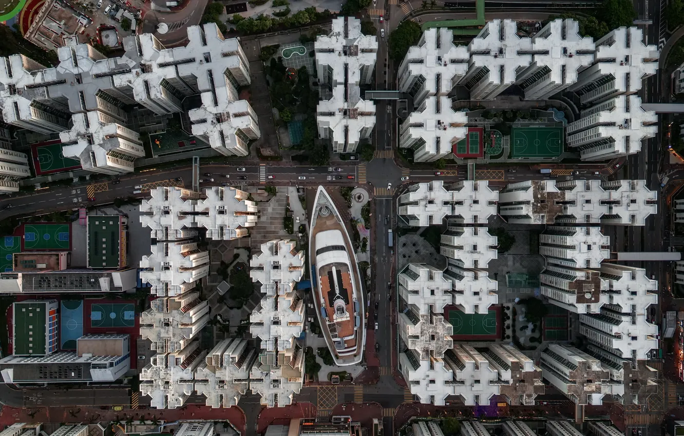 Photo wallpaper Hong Kong, Kowloon City, Hunghom