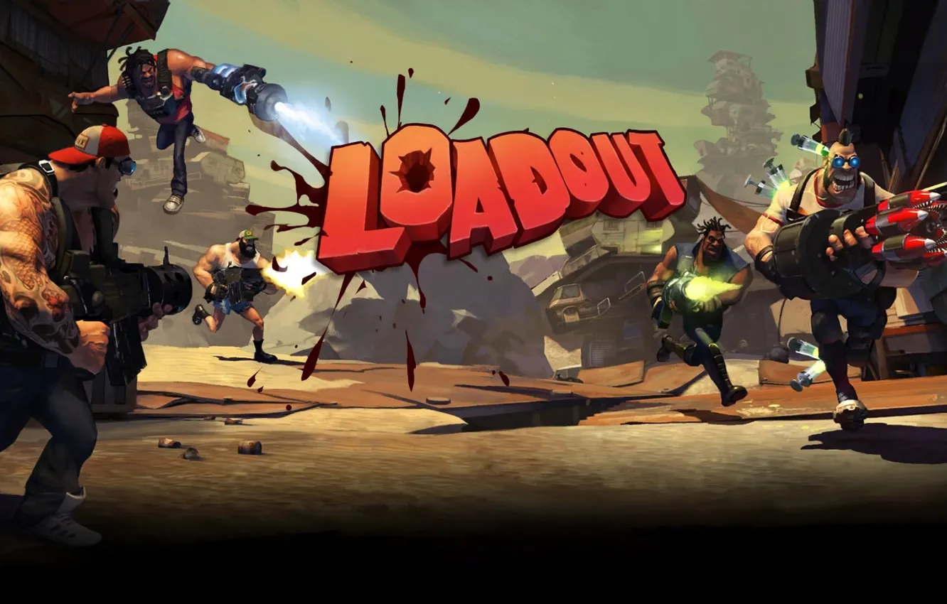 Photo wallpaper weapons, shooting, online game, Loadout