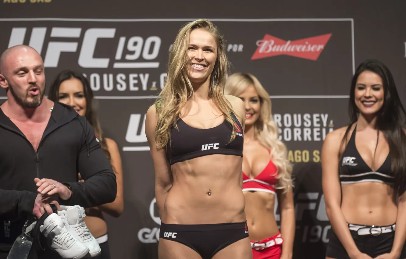 Photo wallpaper mixed, Ronda Rousey, MMA UFC