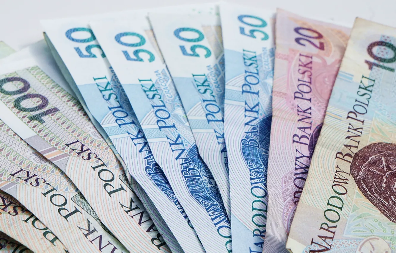 Photo wallpaper money, bank note, cash desk