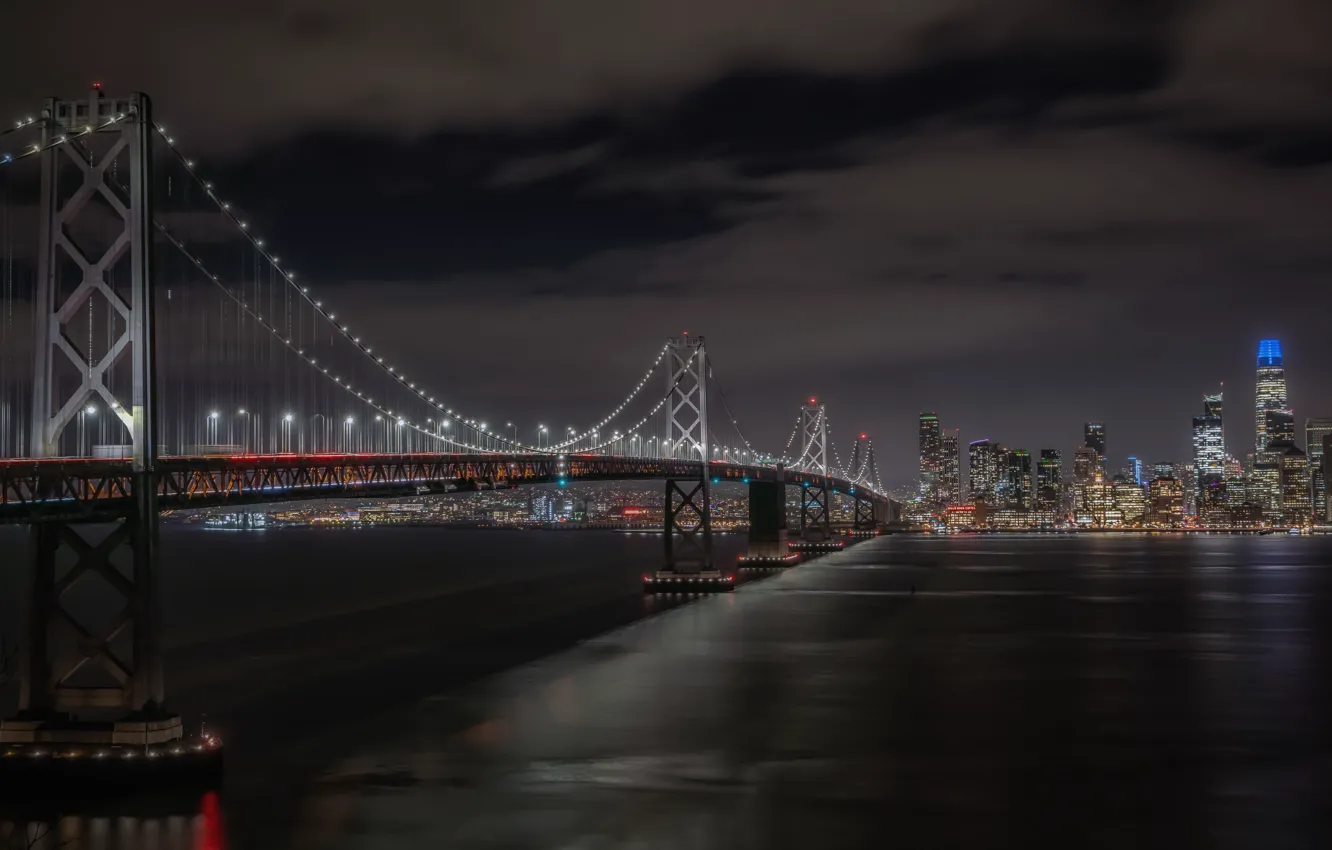 Photo wallpaper San Francisco, Bay Bridge, Oakland