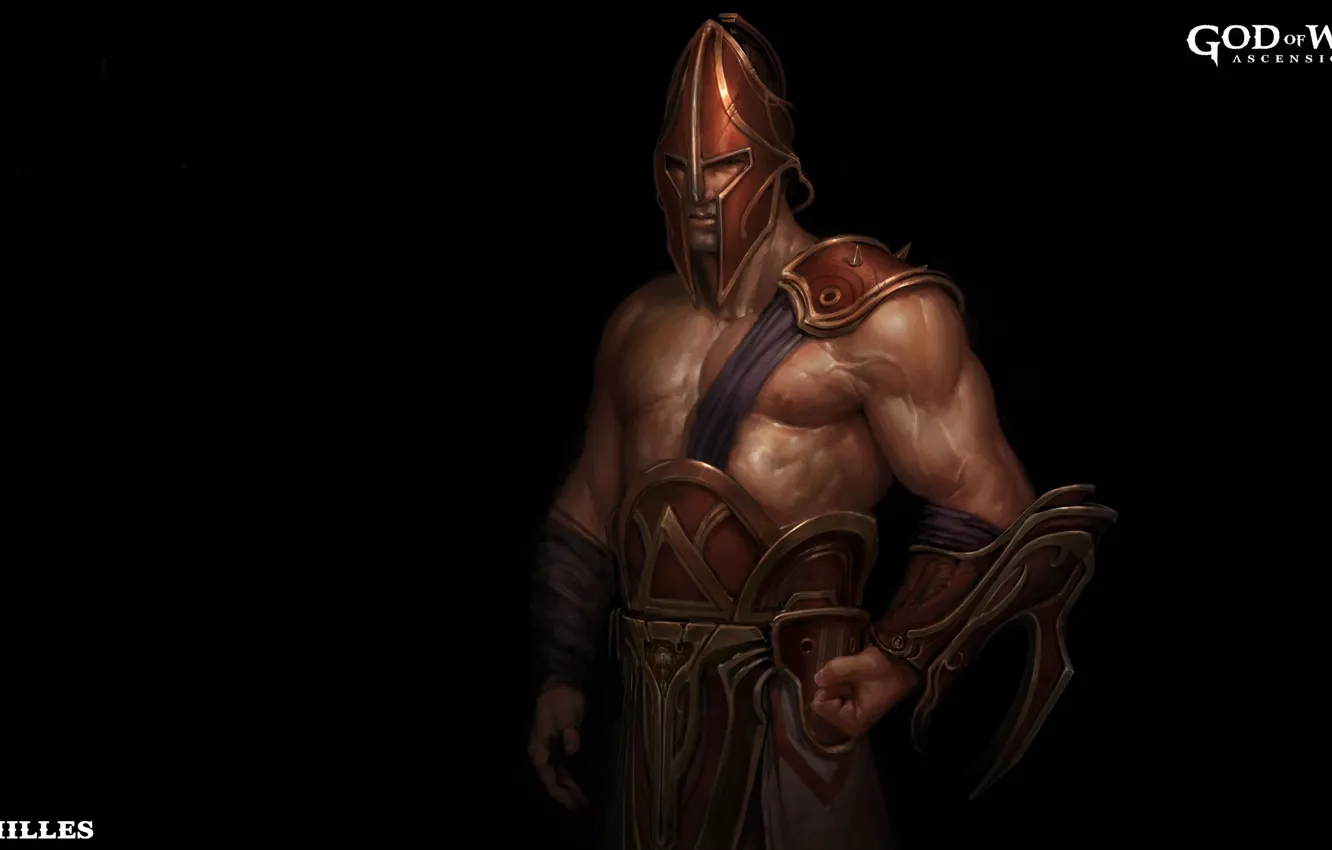 Photo wallpaper game, armor, God of War, hero, God, strong, muscular, God of War Ascension