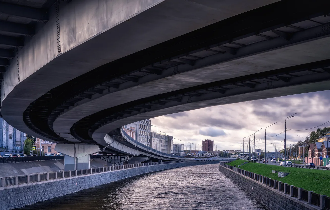 Photo wallpaper Saint Petersburg, Andrey Vasilyev, Bypass channel