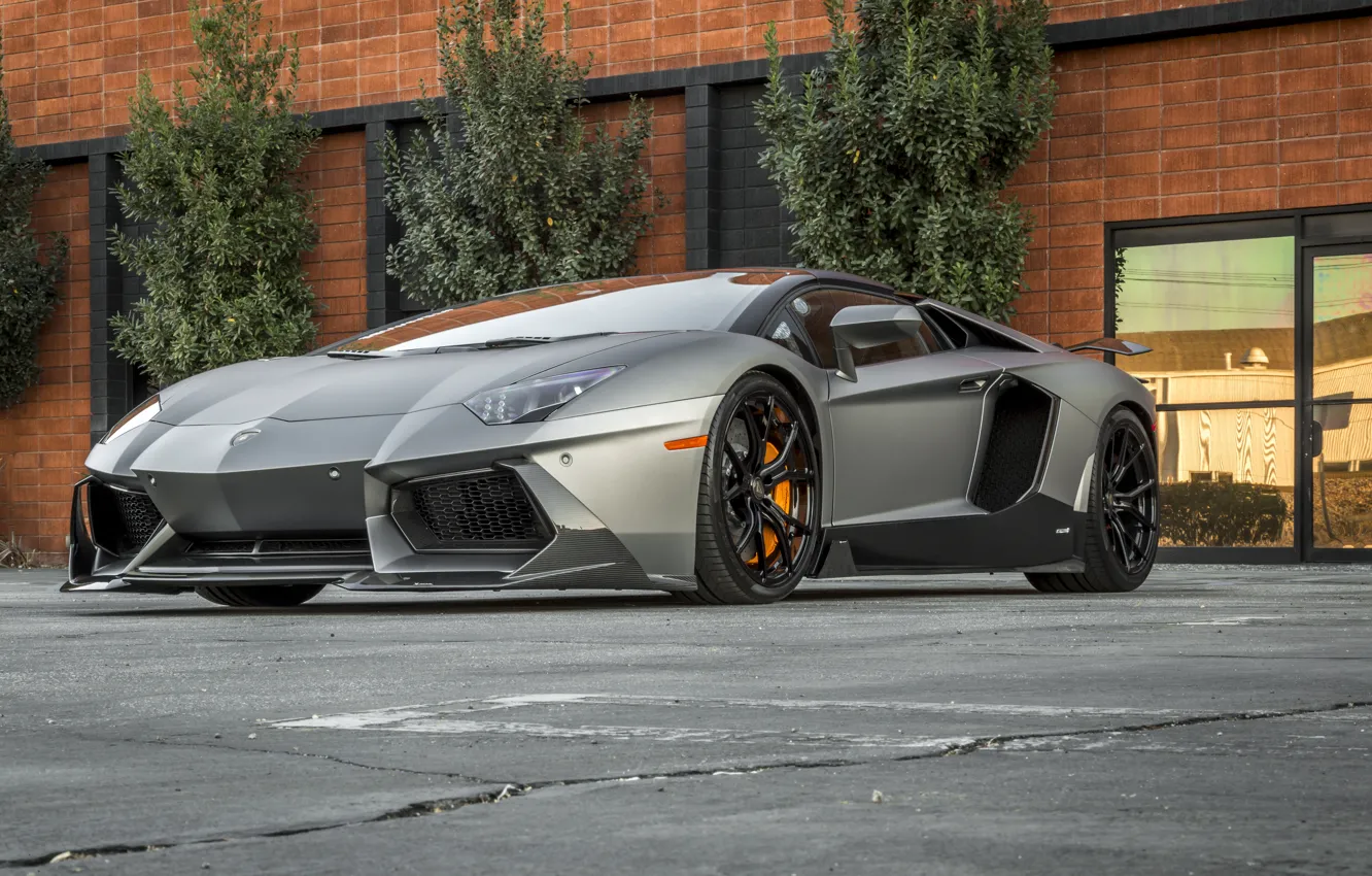 Photo wallpaper Lamborghini, Aventador, Zaragoza, Edition, Vorseiner