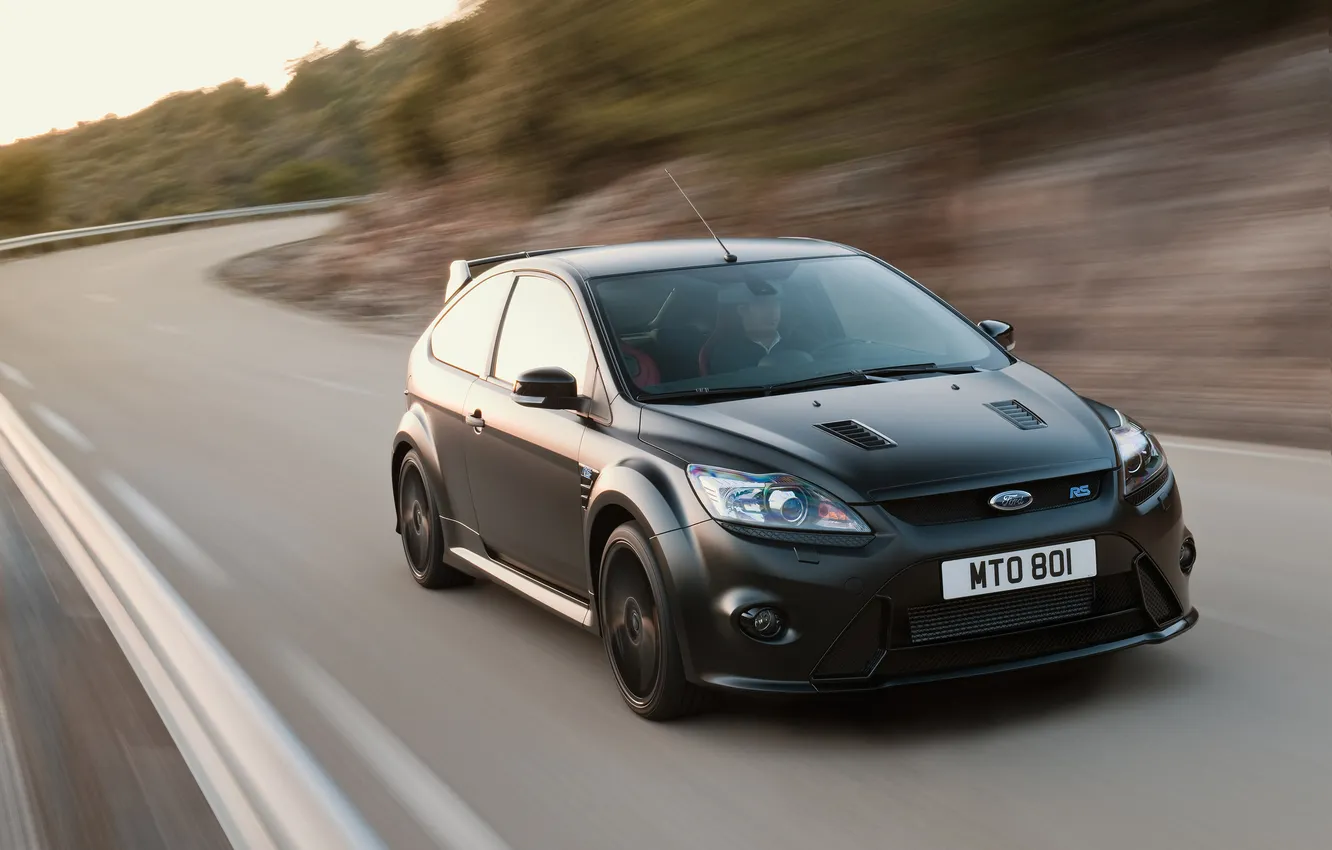 Photo wallpaper road, speed, ford, tuning, focus