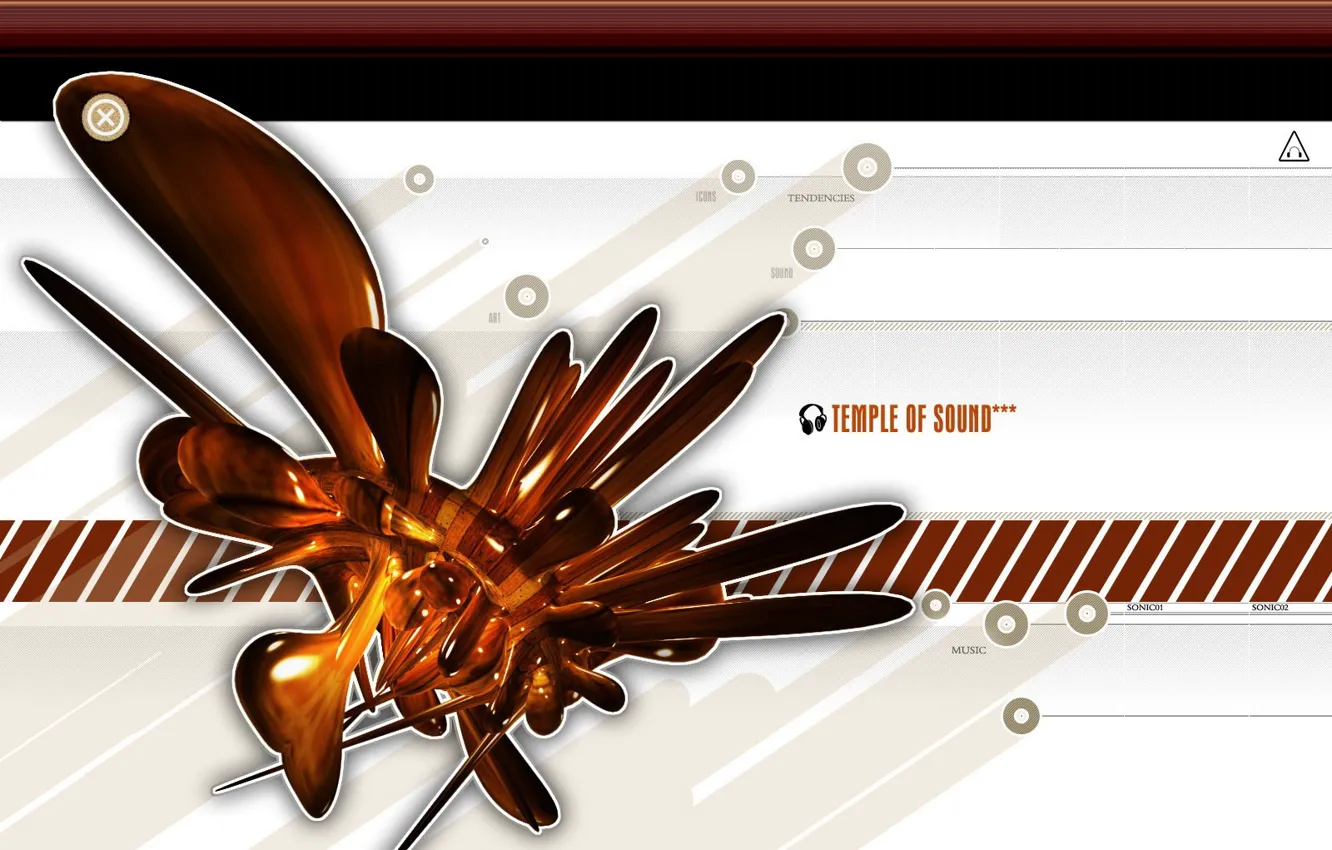 Photo wallpaper line, design, splash