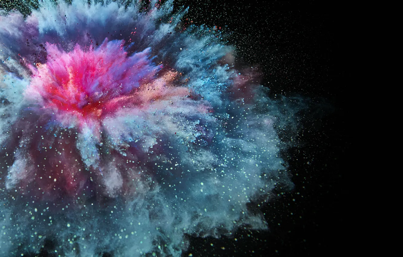 Photo wallpaper Colorful, Explosive, Reds & blues