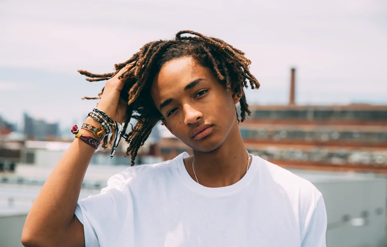 Photo wallpaper dreadlocks, dreadlocks, Jaden Smith, Jaden Smith
