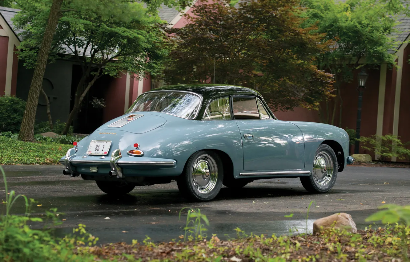 Photo wallpaper Porsche, 1962, 356, Porsche 356B 1600 Hardtop