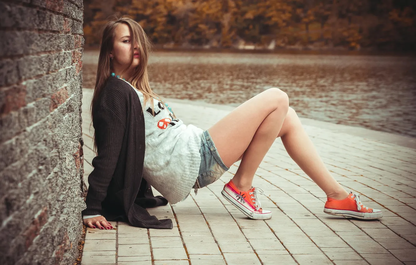 Photo wallpaper girl, photo, model, swag