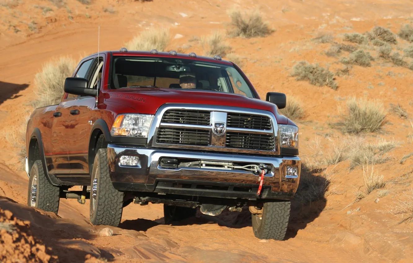 Photo wallpaper Dodge, power, duty, Crew, heavy, Ram, Wagon, 3500