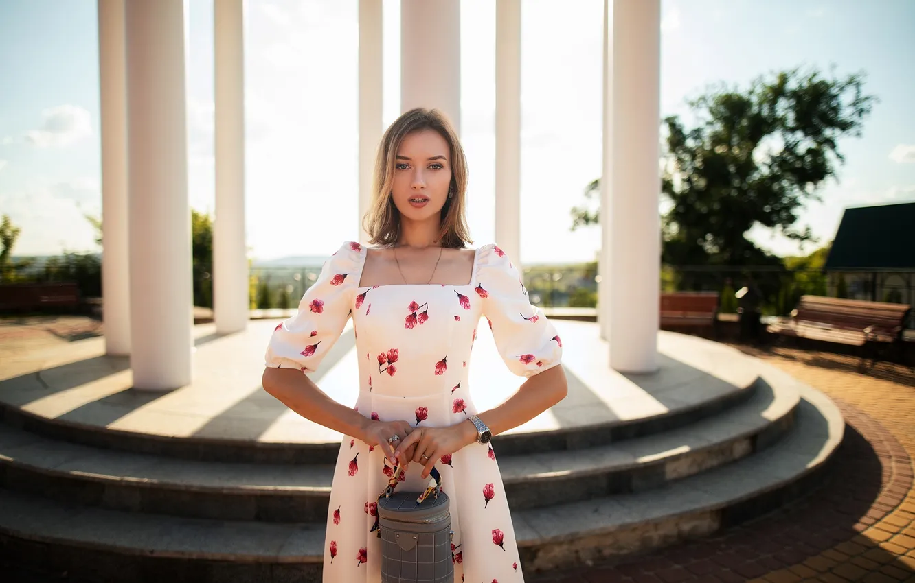 Photo wallpaper girl, sexy, Wallpaper, sweetheart, model, bright, watch, portrait