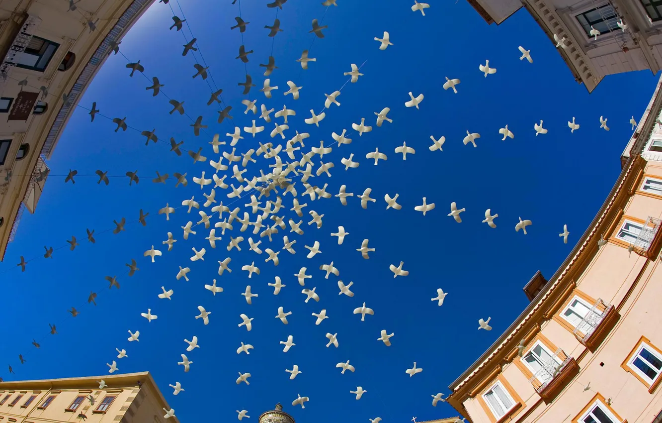 Photo wallpaper home, Italy, Amalfi, installation, Piazza del Duomo