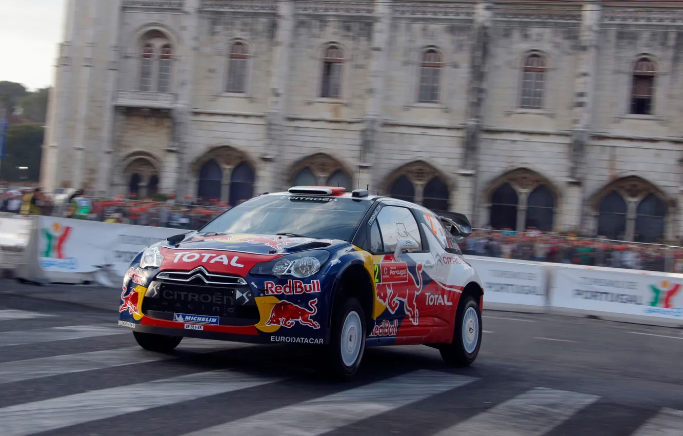 Photo wallpaper machine, auto, the city, race, turn, Citroen, Citroen, DS3