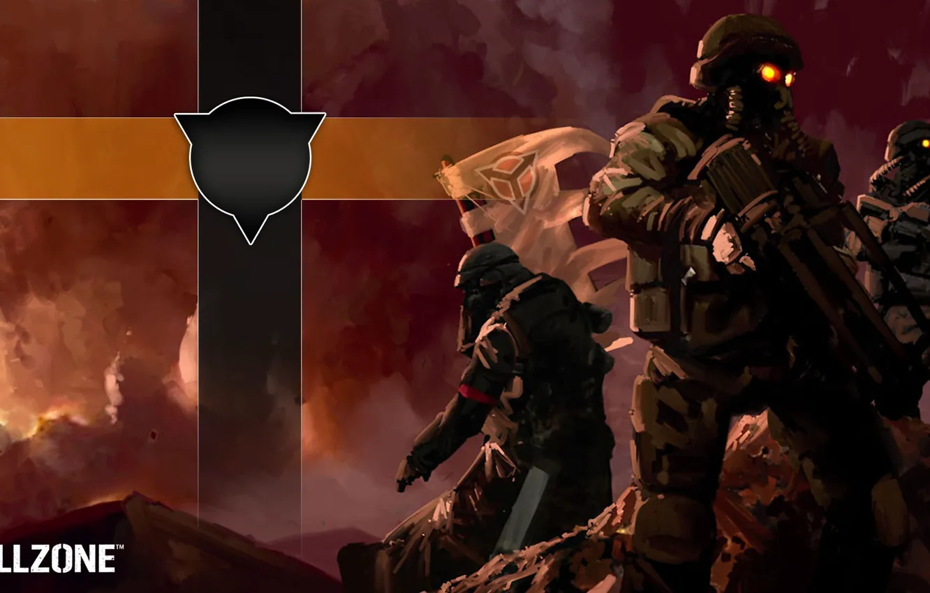 Photo wallpaper killzone, Killzone 3, helghast, killzone 2