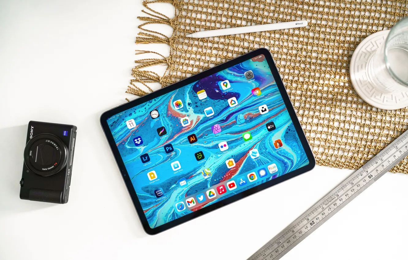 Photo wallpaper Wallpaper, the camera, wallpaper, Mat, tablet, electronics, picture, gadget