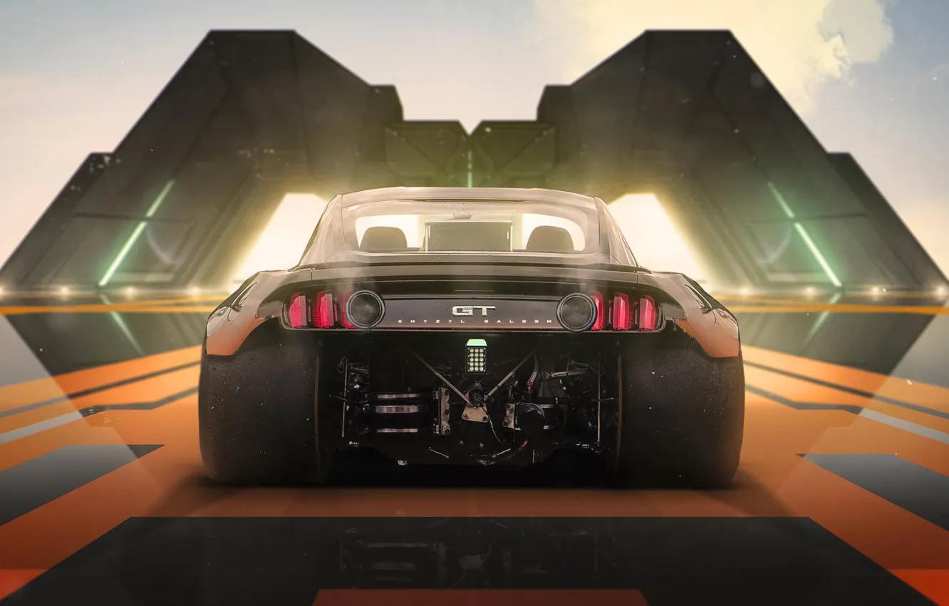 Photo wallpaper Concept, Mustang, Ford, Tuning, Future, Halo 4, by Khyzyl Saleem