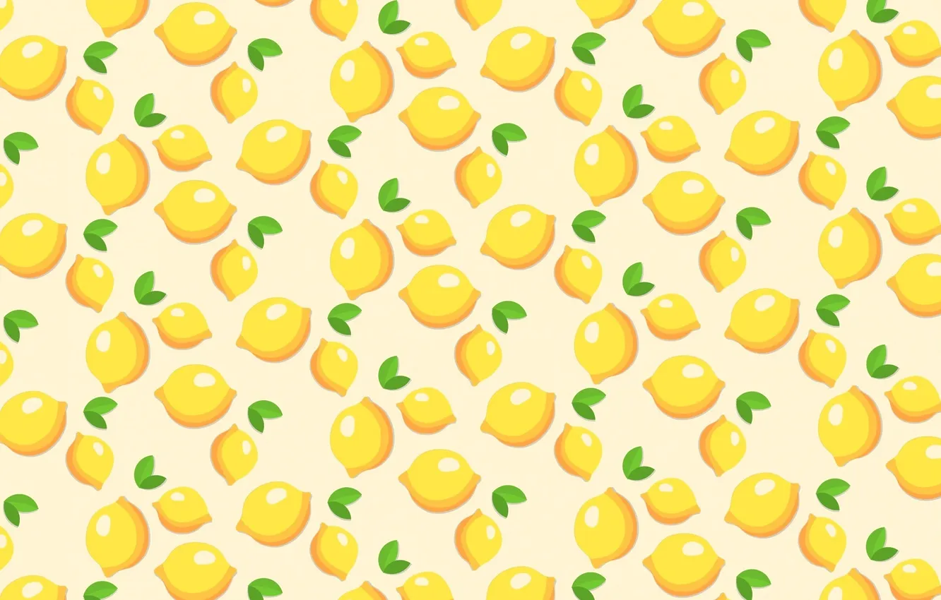 Photo wallpaper yellow, lemon, citrus, yellow background