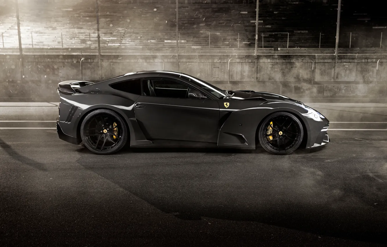 Photo wallpaper Ferrari, supercar, Ferrari, Novitec Rosso, F12berlinetta