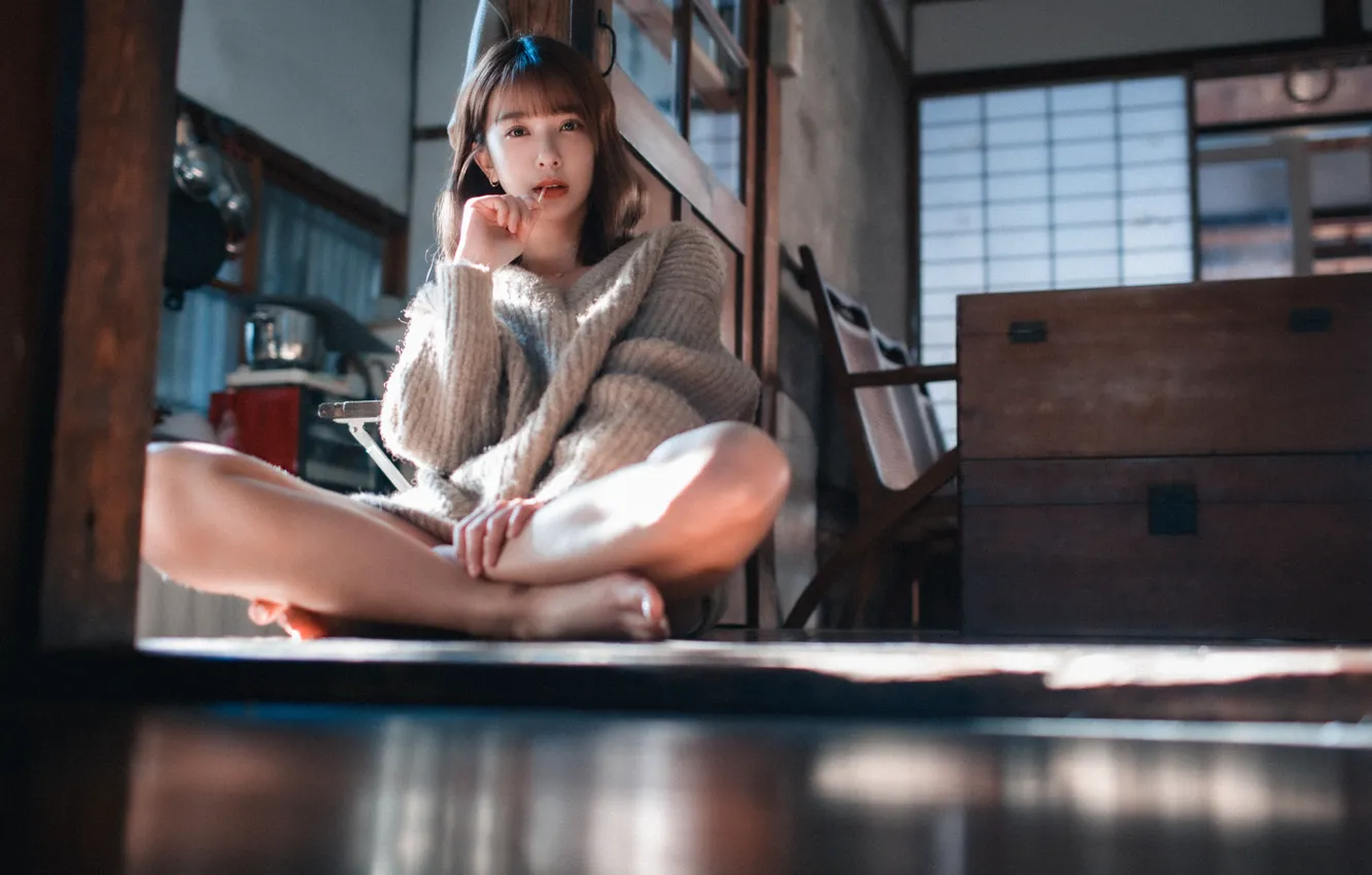 Photo wallpaper China, girl, sexy, girls, woman, model, asian, cute