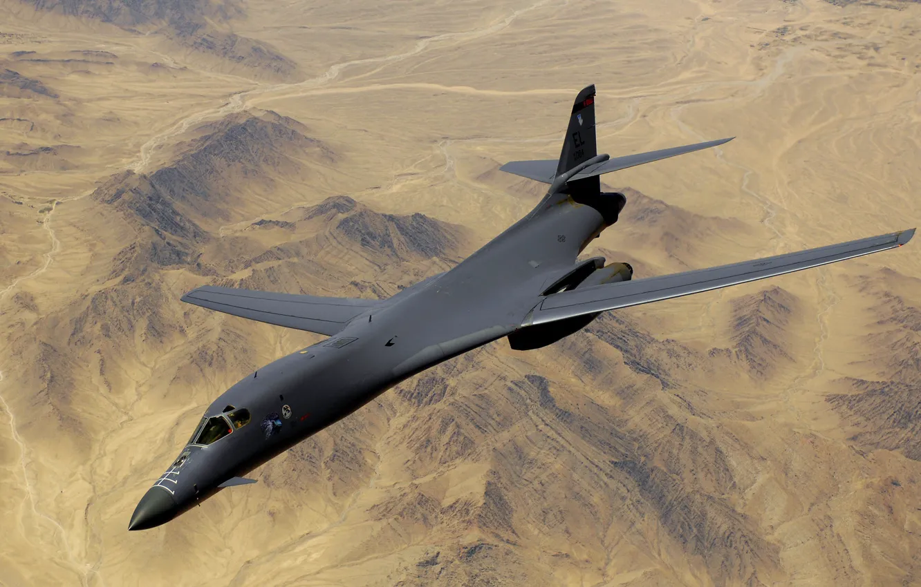 Photo wallpaper aviation, bomber, the plane, B-1B