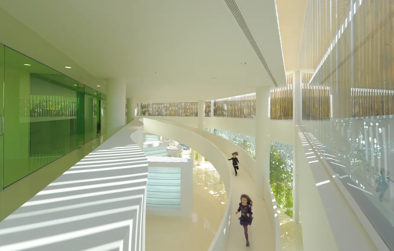 Photo wallpaper design, style, home, interior, the transition, exterior spiral into the interior space, public space