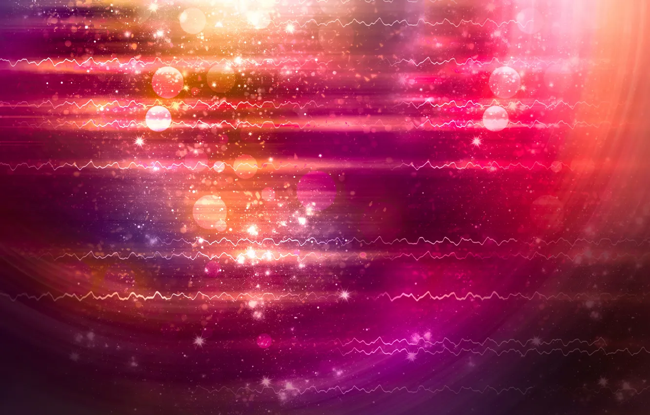 Photo wallpaper line, circles, glow, spot, brightness