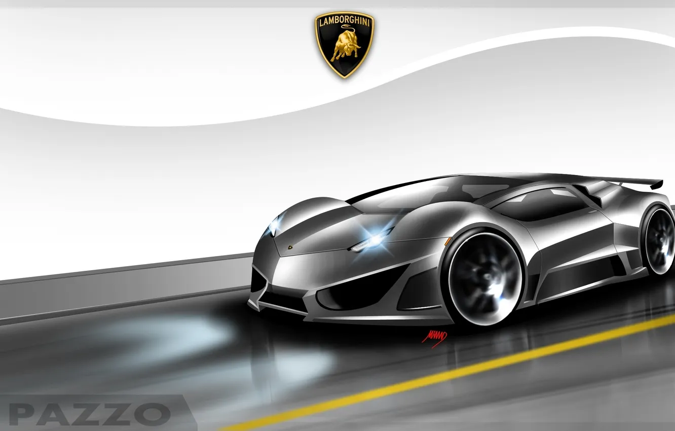 Photo wallpaper background, icon, art, the concept, Lamborghini CRAZY